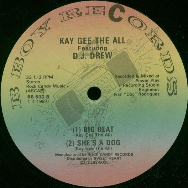 Kay Gee The All Featuring D.J. Drew* : My Record Is Hot (12")