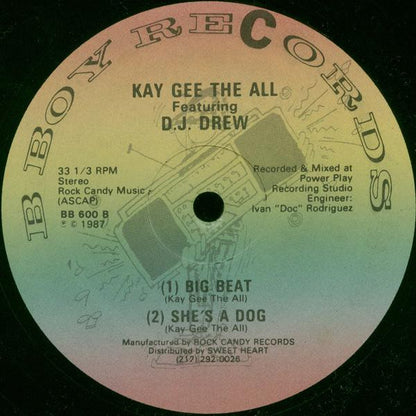 Kay Gee The All Featuring D.J. Drew* : My Record Is Hot (12")