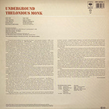 Thelonious Monk : Underground (LP, Album, RE, RM)