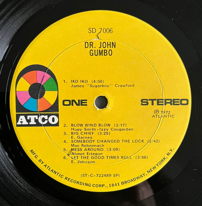 Dr. John : Dr. John's Gumbo (LP, Album, SP )