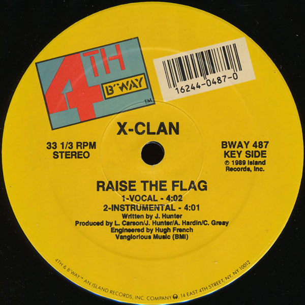 X-Clan : Heed The Word Of The Brother / Raise The Flag (12")