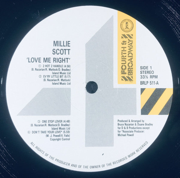 Millie Scott : Love Me Right (LP, Album)