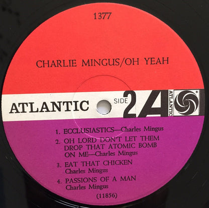Charles Mingus : Oh Yeah (LP, Album, Mono, RP)