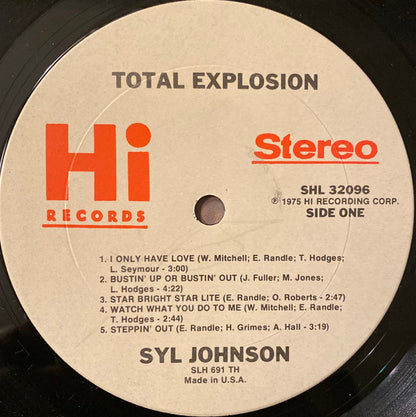 Syl Johnson : Total Explosion (LP, Album, TH )