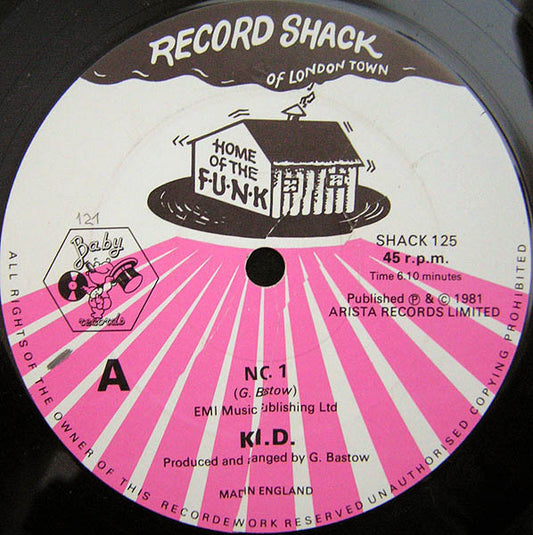 K.I.D. : No. 1 / You Can't Keep Me Waiting (12")