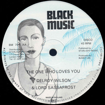 Delroy Wilson & Lord Sassafrass : No More Heartaches / The One Who Loves You (12", Maxi)