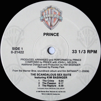 Prince : The Scandalous Sex Suite (12", Maxi)