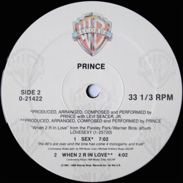 Prince : The Scandalous Sex Suite (12", Maxi)