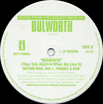 Method Man, KRS-One, Prodigy & Kam (2) : Bulworth (They Talk About It When We Live It) (12")