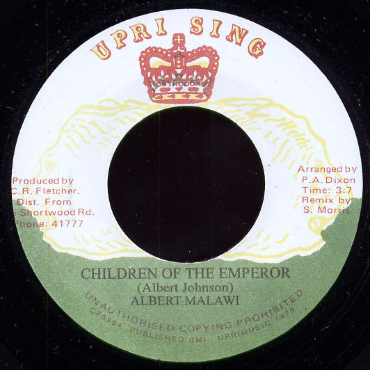 Albert Malawi : Children Of The Emperor (7", RE, Unofficial)