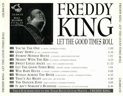 Freddie King : Let The Good Times Roll (CD, Album)
