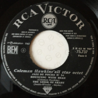 Coleman Hawkins' All Star Octet : Jazz De Poche N° 35 (7", EP)