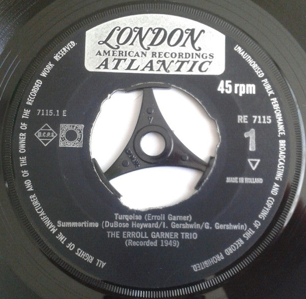 Erroll Garner Trio : Turquoise / Summertime / Serenade In Blue / Impressions (7")