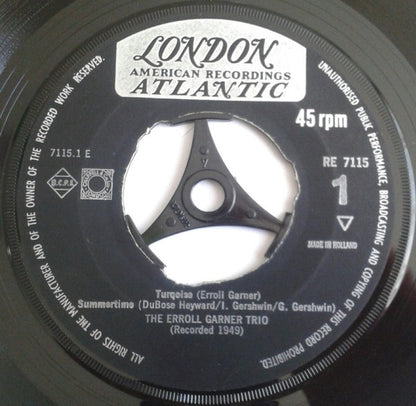 Erroll Garner Trio : Turquoise / Summertime / Serenade In Blue / Impressions (7")