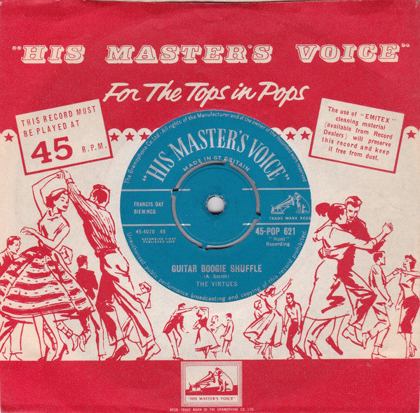 The Virtues : Guitar Boogie Shuffle  (7", Single)