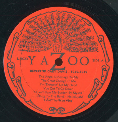 Rev. Gary Davis : 1935-1949 (LP, Comp, RE)