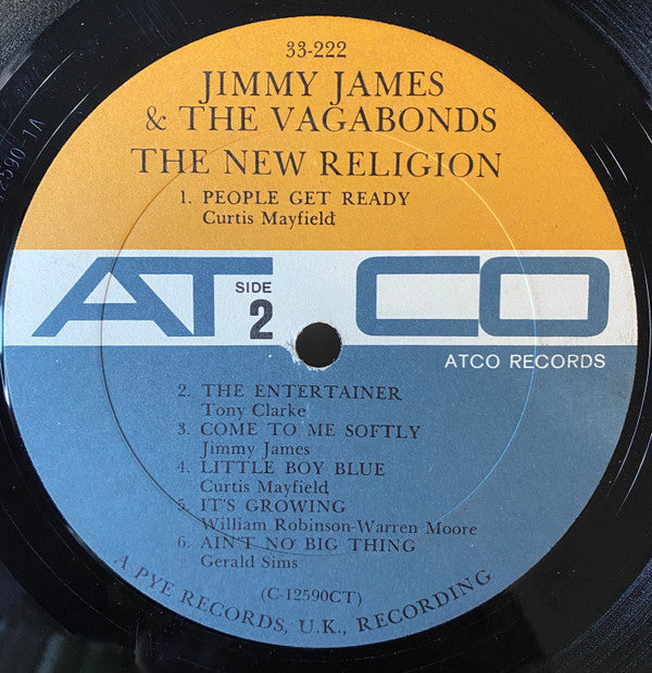 Jimmy James & The Vagabonds : The New Religion (LP, Mono)