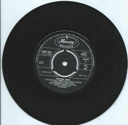 Sarah Vaughan And Billy Eckstine : Together Again (7", EP, Mono)