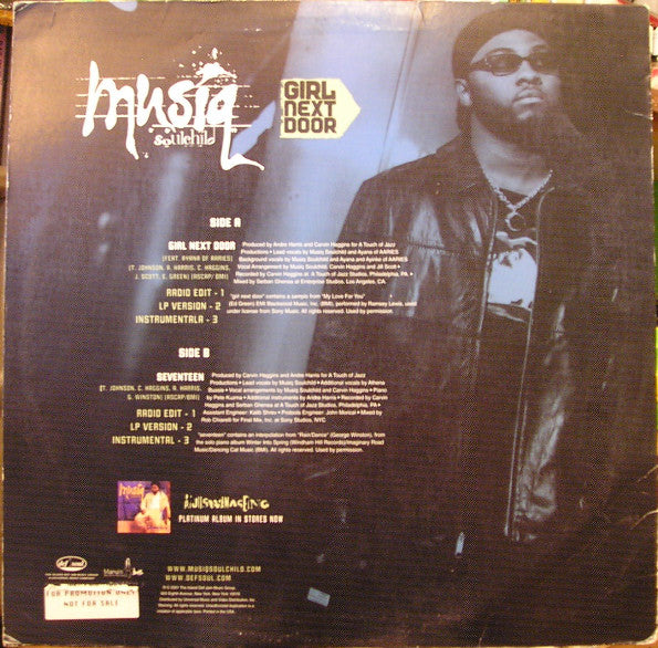 Musiq Soulchild : Girl Next Door (12")