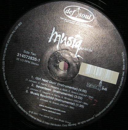 Musiq Soulchild : Girl Next Door (12")