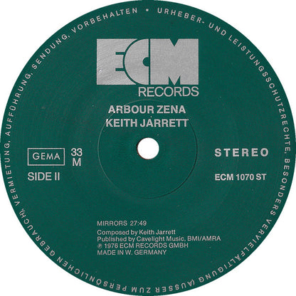 Keith Jarrett : Arbour Zena (LP, Album)