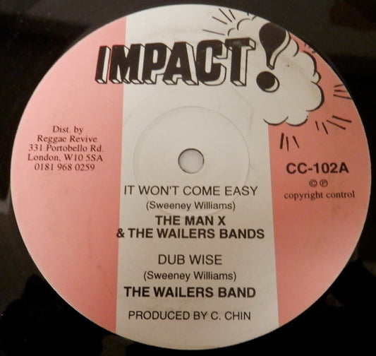 The Man X & The Wailers Band / Randy's All Stars : It Won't Come Easy / Batman (10")