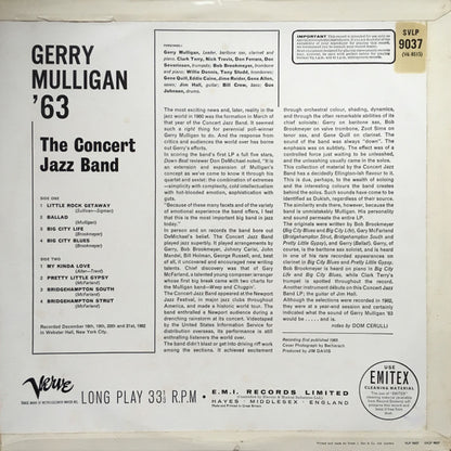 Gerry Mulligan & The Concert Jazz Band : Gerry Mulligan '63 (LP, Album)