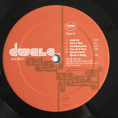 Dwele : Subject (LP, Album)