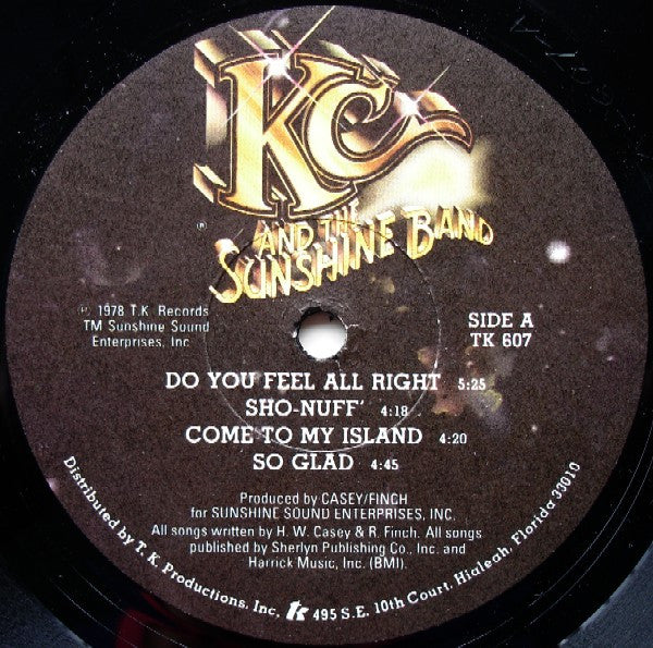 KC & The Sunshine Band : Who Do Ya (Love) (LP, Album, PRC)