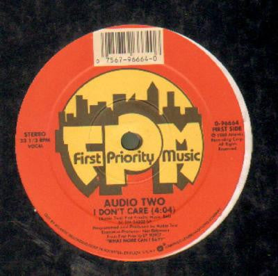 Audio Two : I Don't Care (12")