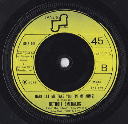 Detroit Emeralds : Do Me Right (7", Inj)