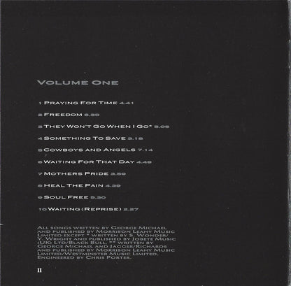 George Michael : Listen Without Prejudice Vol. 1 (CD, Album, RP)