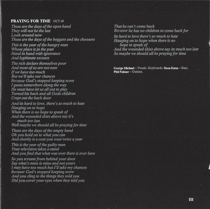 George Michael : Listen Without Prejudice Vol. 1 (CD, Album, RP)