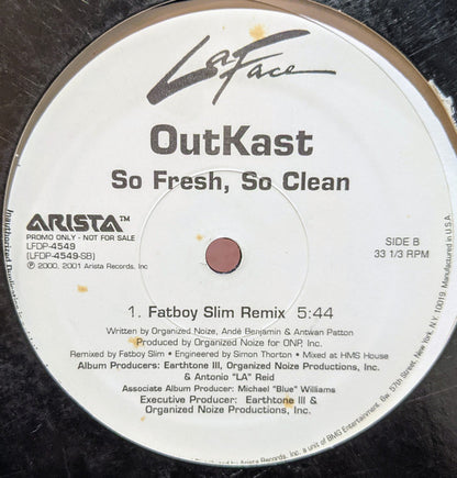OutKast : So Fresh, So Clean (Fatboy Slim Remix) (12", Promo)