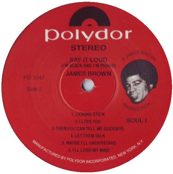 James Brown : Say It Loud (I'm Black And I'm Proud) (LP, Album, RE)