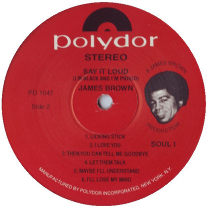 James Brown : Say It Loud (I'm Black And I'm Proud) (LP, Album, RE)