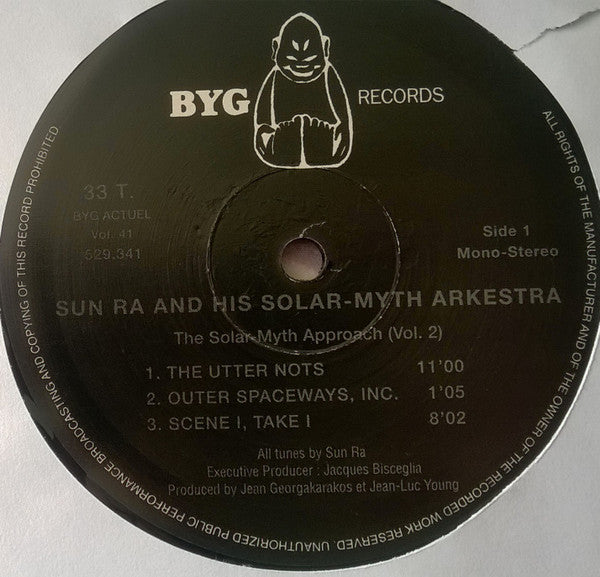 The Sun Ra Arkestra : The Solar Myth Approach, Vol. 2 (LP, Album, RE, Gat)