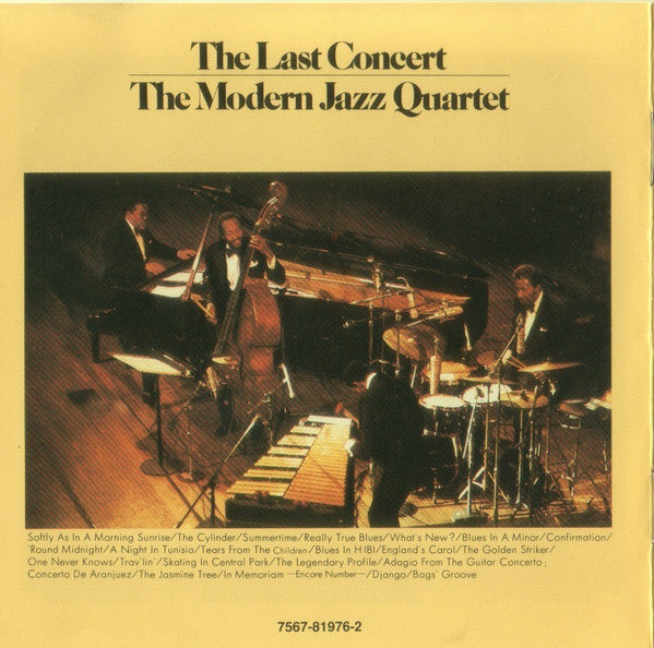 The Modern Jazz Quartet : The Last Concert (2xCD, Album)