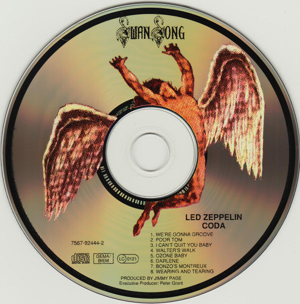 Led Zeppelin : Coda (CD, Album, RE, RM, RP, Sec)
