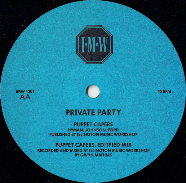 Private Party : Tennents / Puppet Capers (12")