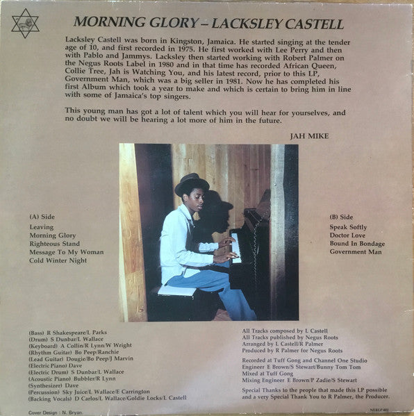 Lacksley Castell : Morning Glory (LP, Album, Pur)