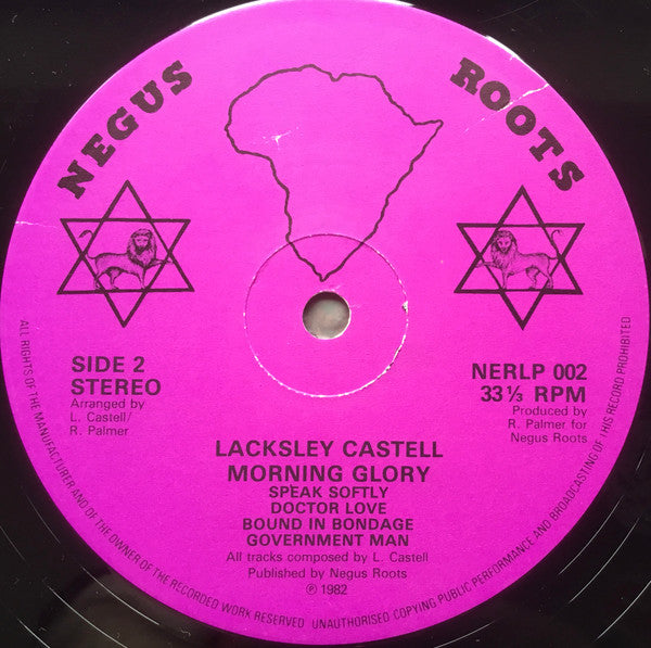 Lacksley Castell : Morning Glory (LP, Album, Pur)