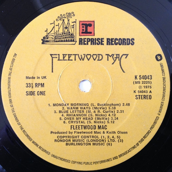Fleetwood Mac : Fleetwood Mac (LP, Album, RE)