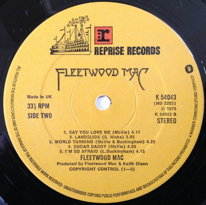 Fleetwood Mac : Fleetwood Mac (LP, Album, RE)