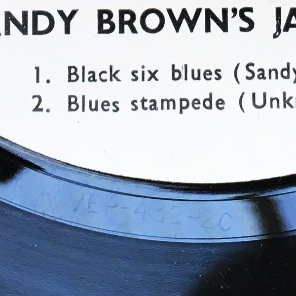 Sandy Brown's Jazz Band : Black Six Blues (7", EP)