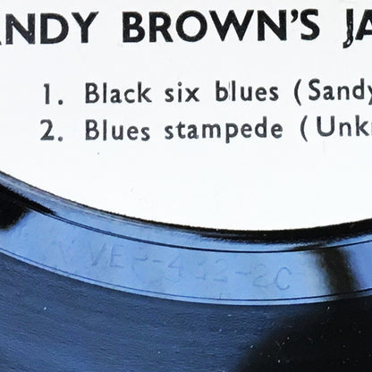 Sandy Brown's Jazz Band : Black Six Blues (7", EP)