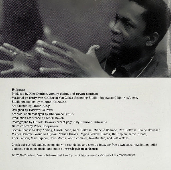 John Coltrane : A Love Supreme (CD, Album, RE, RM)