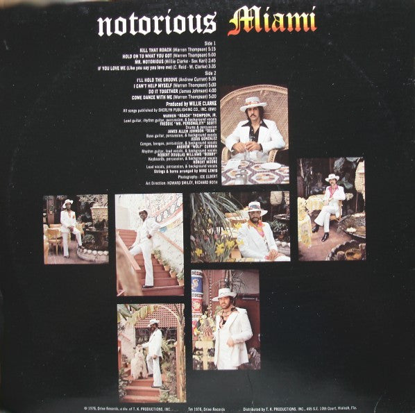 Miami : Notorious Miami (LP, Album)