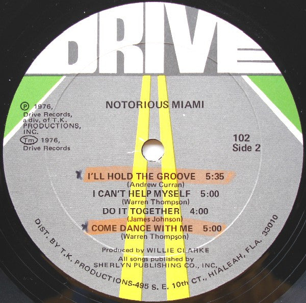 Miami : Notorious Miami (LP, Album)