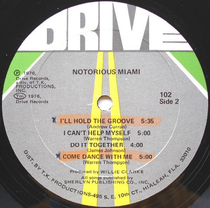 Miami : Notorious Miami (LP, Album)